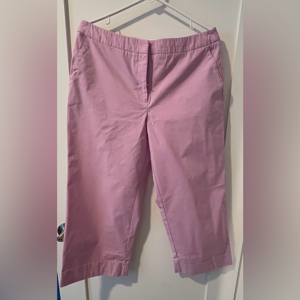 New York & Company Pink Straight-Leg Pants